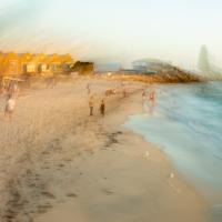 Hanging Around Bathers. (Click outside the image to close it).